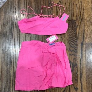 Hot pink Edikted set